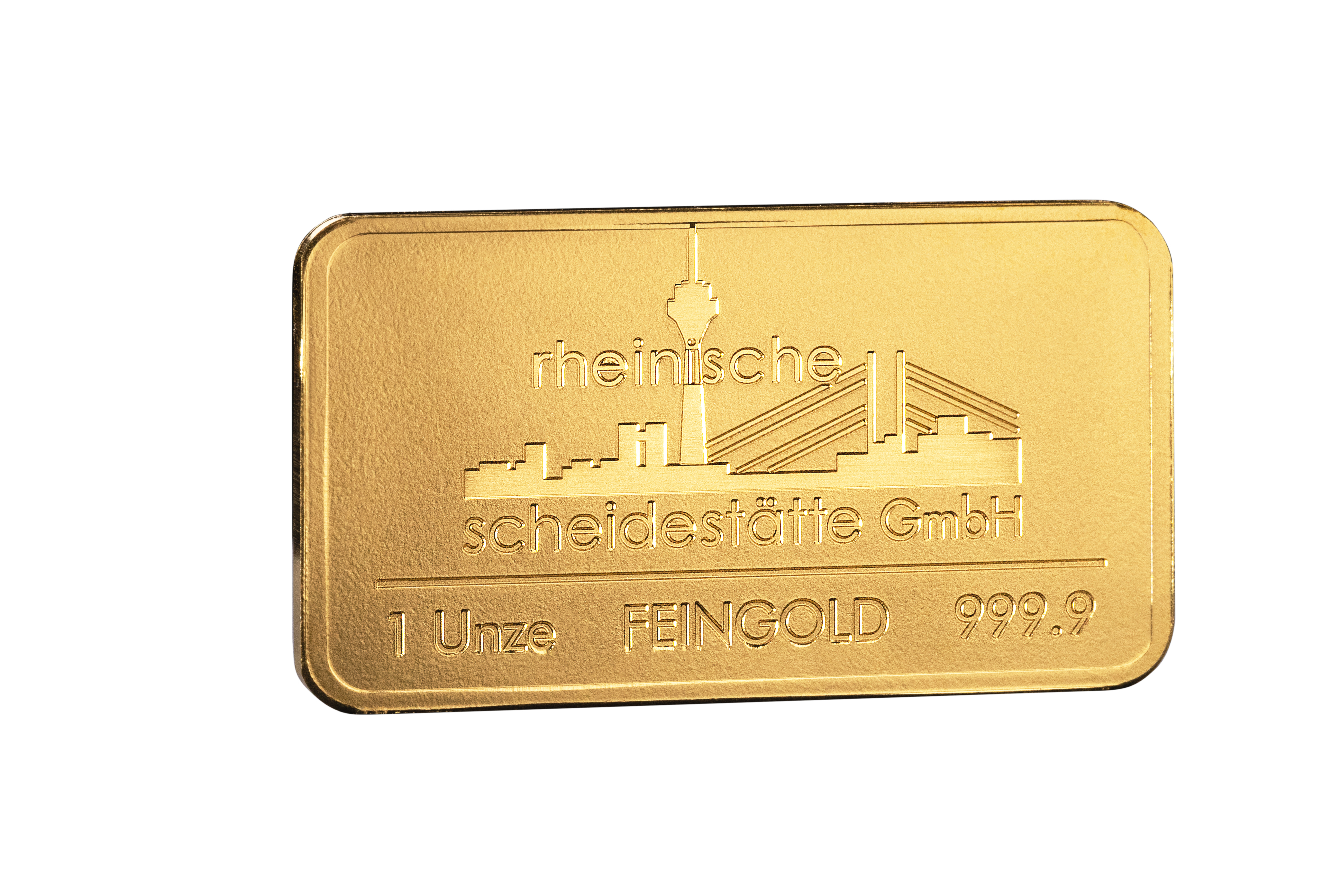 Kaufen Sie 1 Unze Goldbarren der Rheinischen Scheidestätte GmbH zum