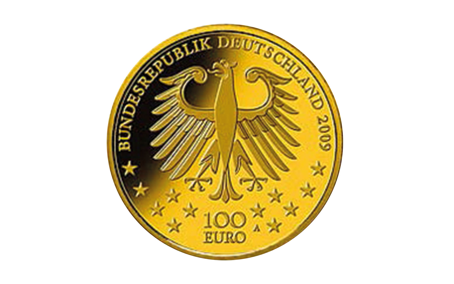 100-Euro-Goldmünze 2009 "UNESCO Welterbe – Römische Baudenkmäler - Dom und Liebfrauenkirche in Trier"