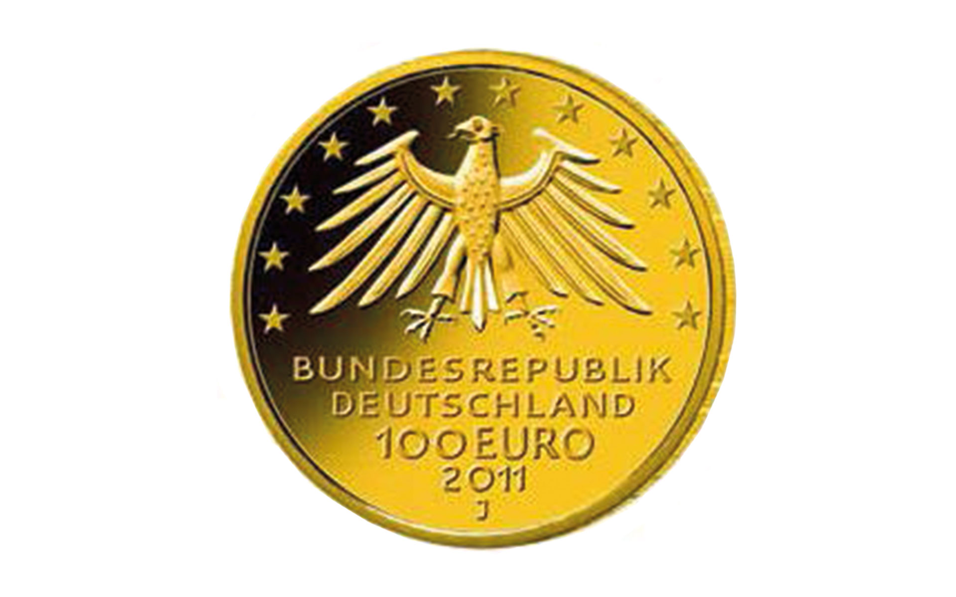 100-Euro-Goldmünze 2011 "UNESCO Welterbe – Wartburg"
