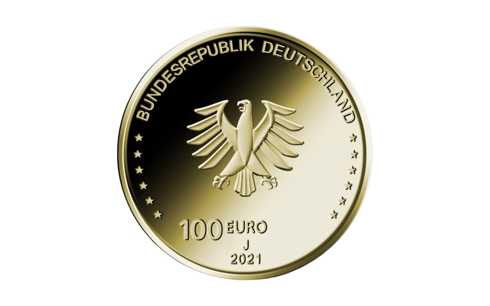 100-Euro-Goldmünze 2021 "Säulen der Demokratie - Recht"