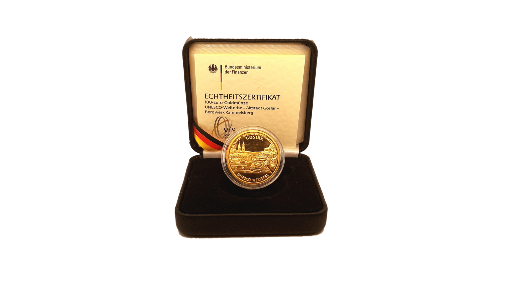 100 Euro Goldmünze Goslar 2008 b