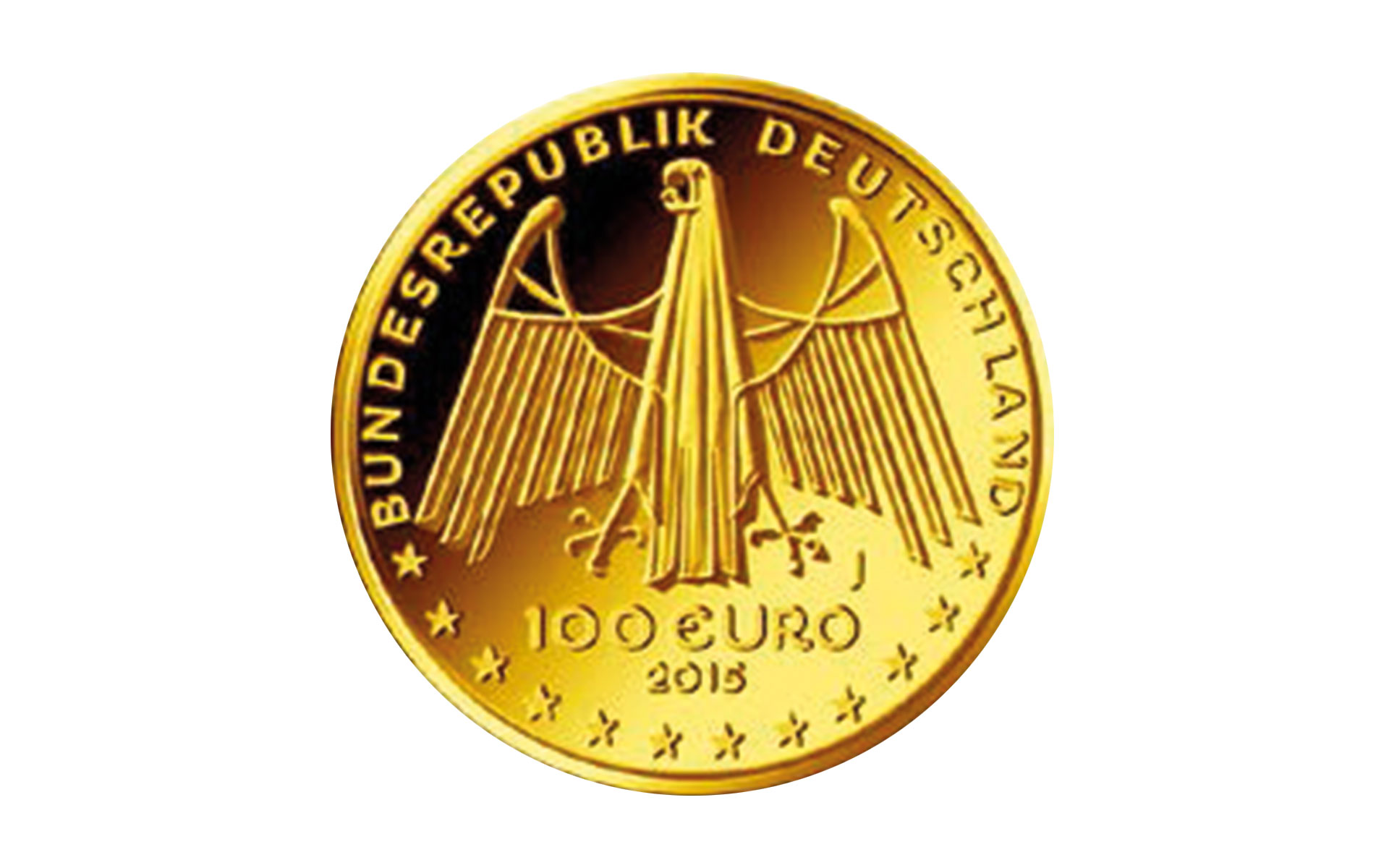 100-Euro-Goldmünze 2015 "UNESCO Welterbe –Oberes Mittelrheintal"