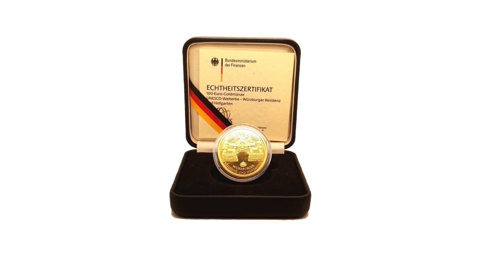 100 Euro Goldmünze Würzburg 2010 b
