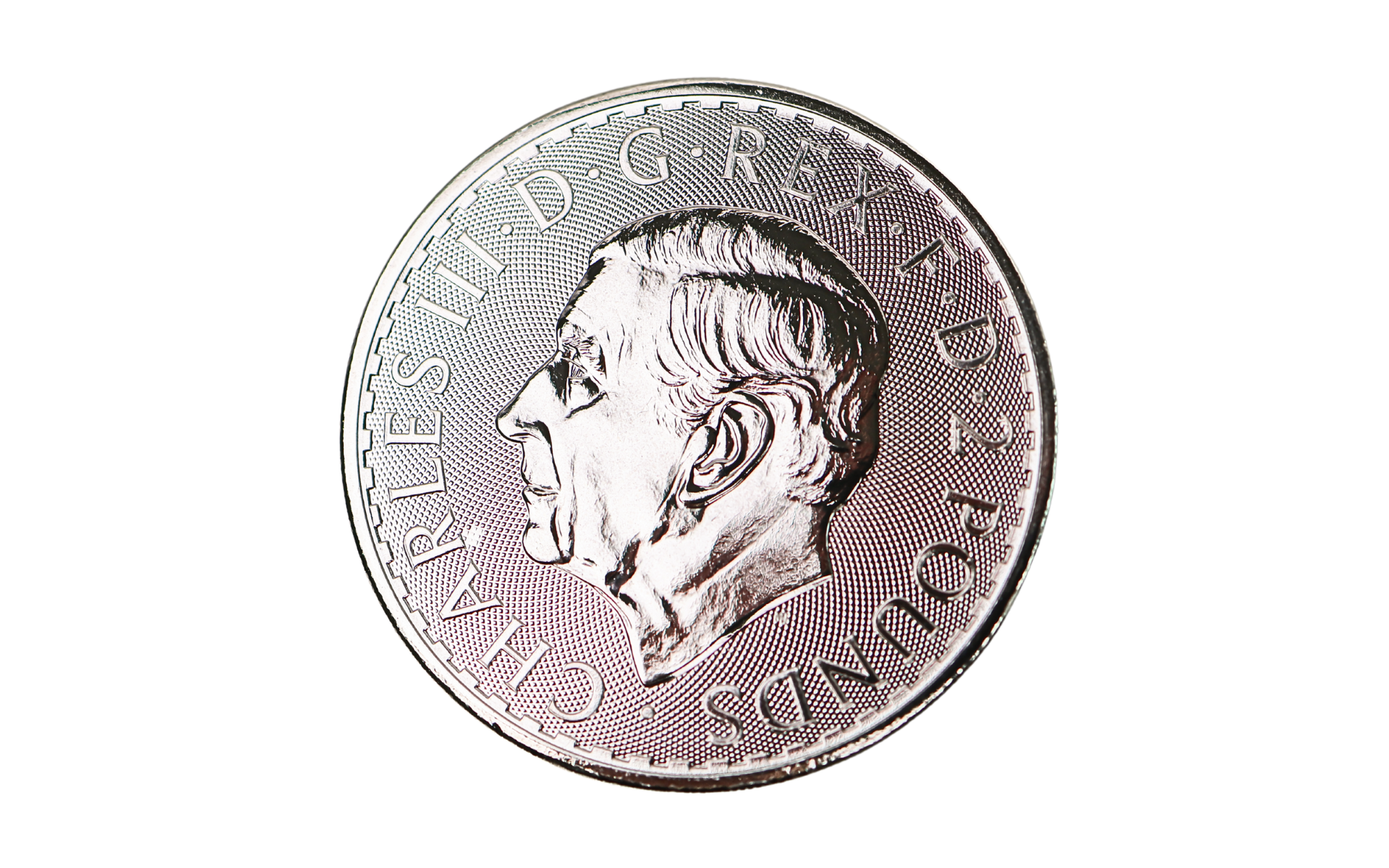 1 Unze (oz) Britannia Silber Neuware "King Charles III." Jahrgang 2026