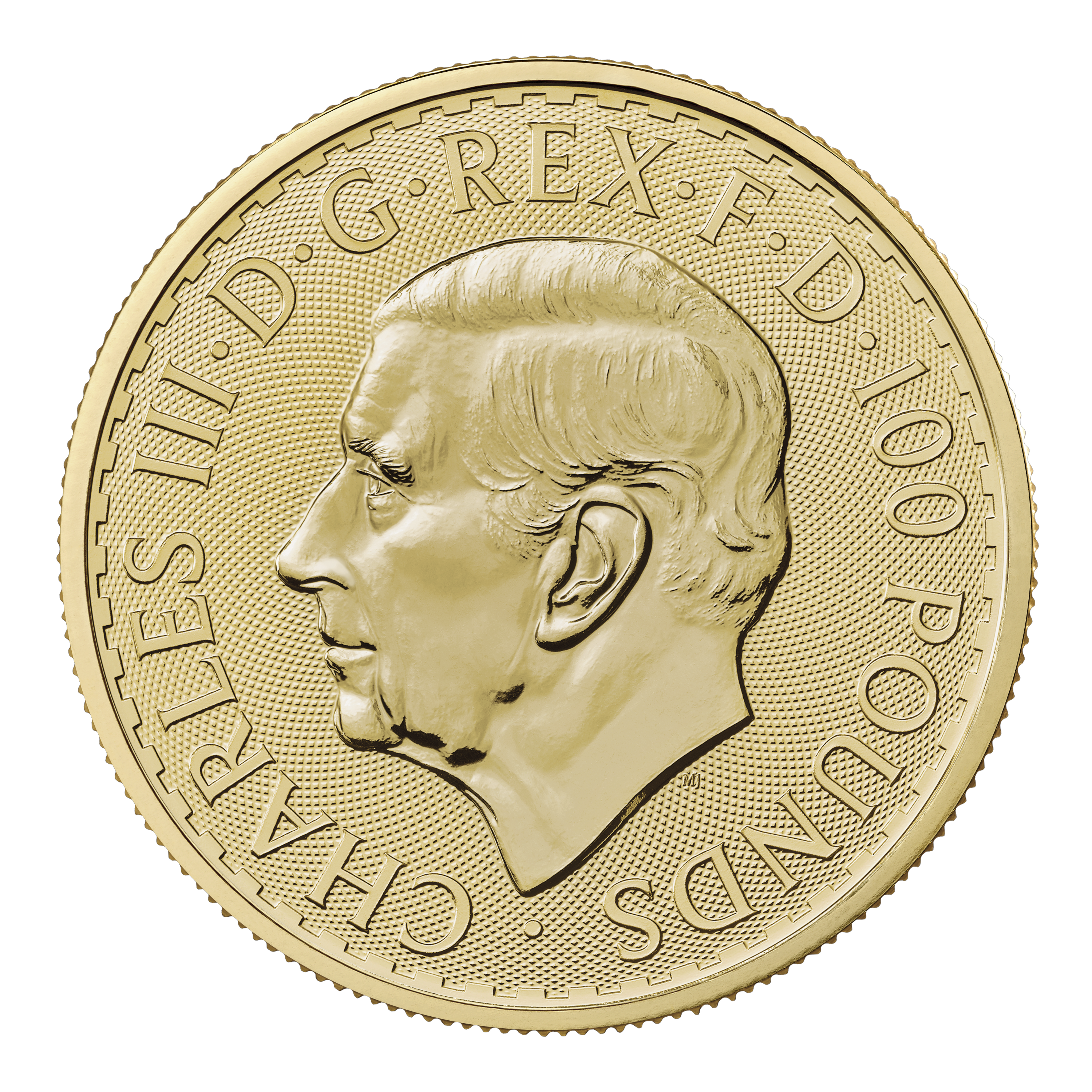 1 Unze (oz) Gold Britannia Neuware Jahrgang 2027 "King Charles III."