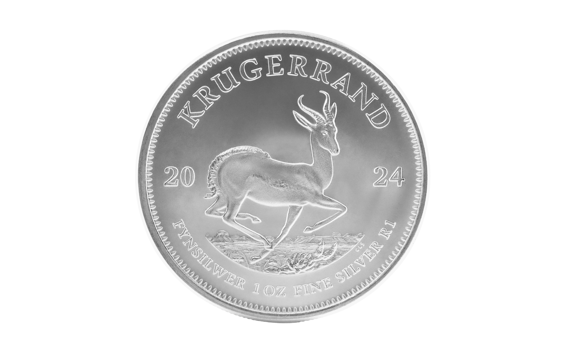 1 Unze (oz) Krügerrand Silbermünze Resaleware verschiedene Jahrgänge