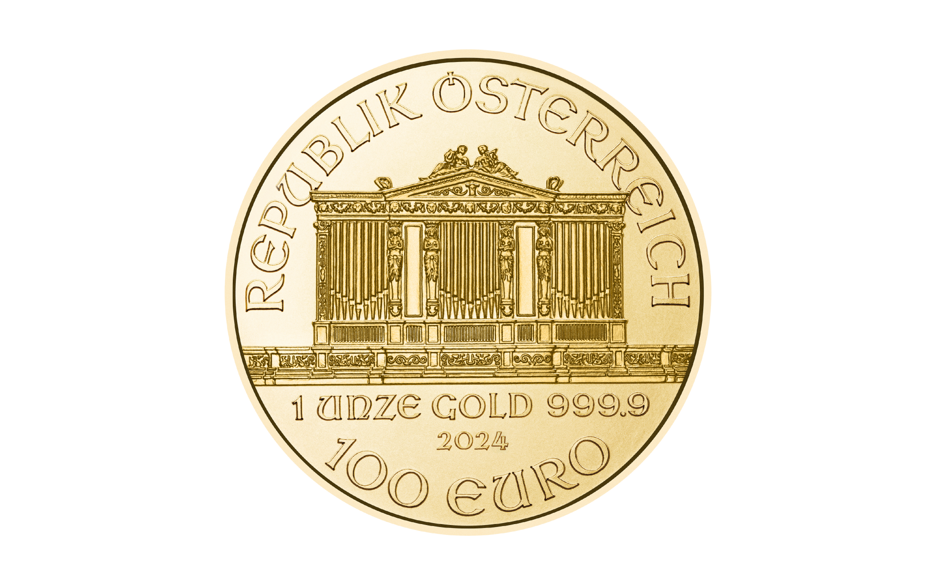 1 Unze (oz) Gold Wiener Philharmoniker Resaleware verschiedene Jahrgänge