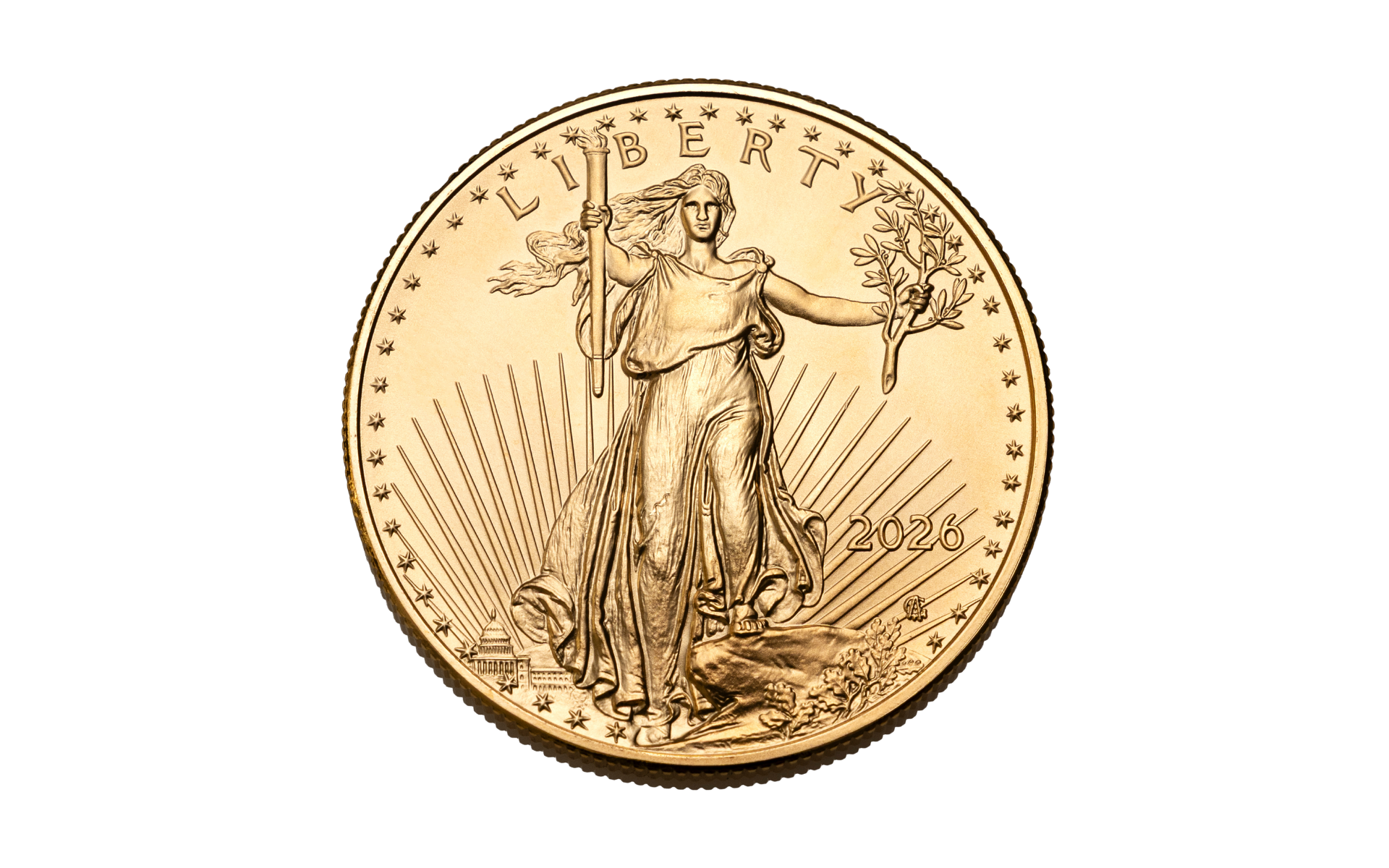 1 Unze (oz) Gold American Eagle Neuware Jahrgang 2026 | SW11165