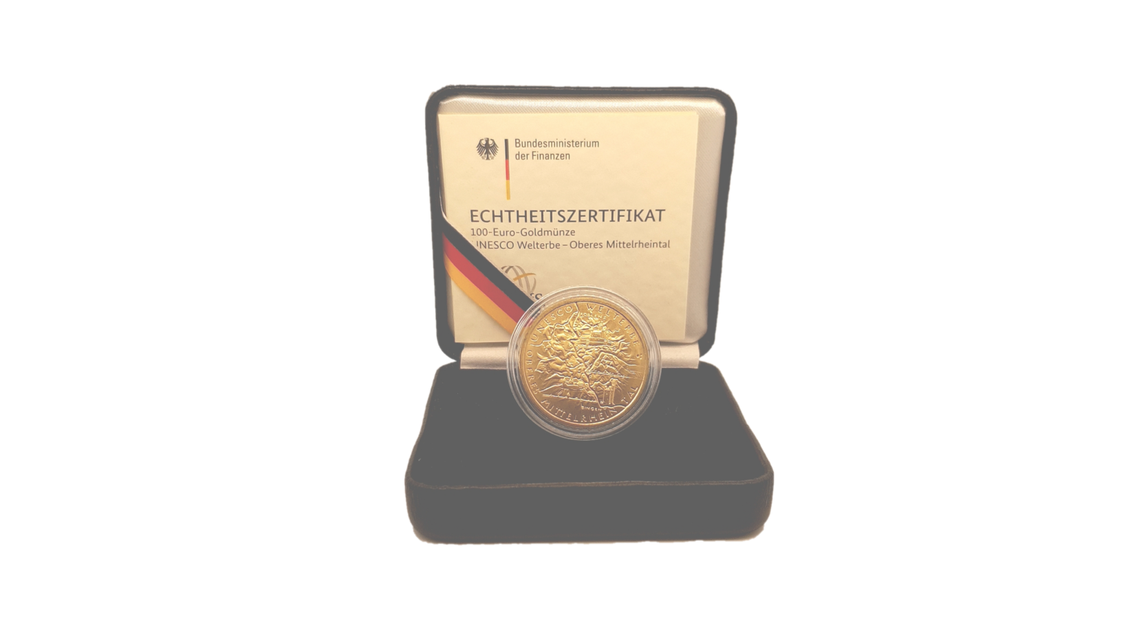 100-Euro-Goldmünze 2015 "UNESCO Welterbe –Oberes Mittelrheintal"
