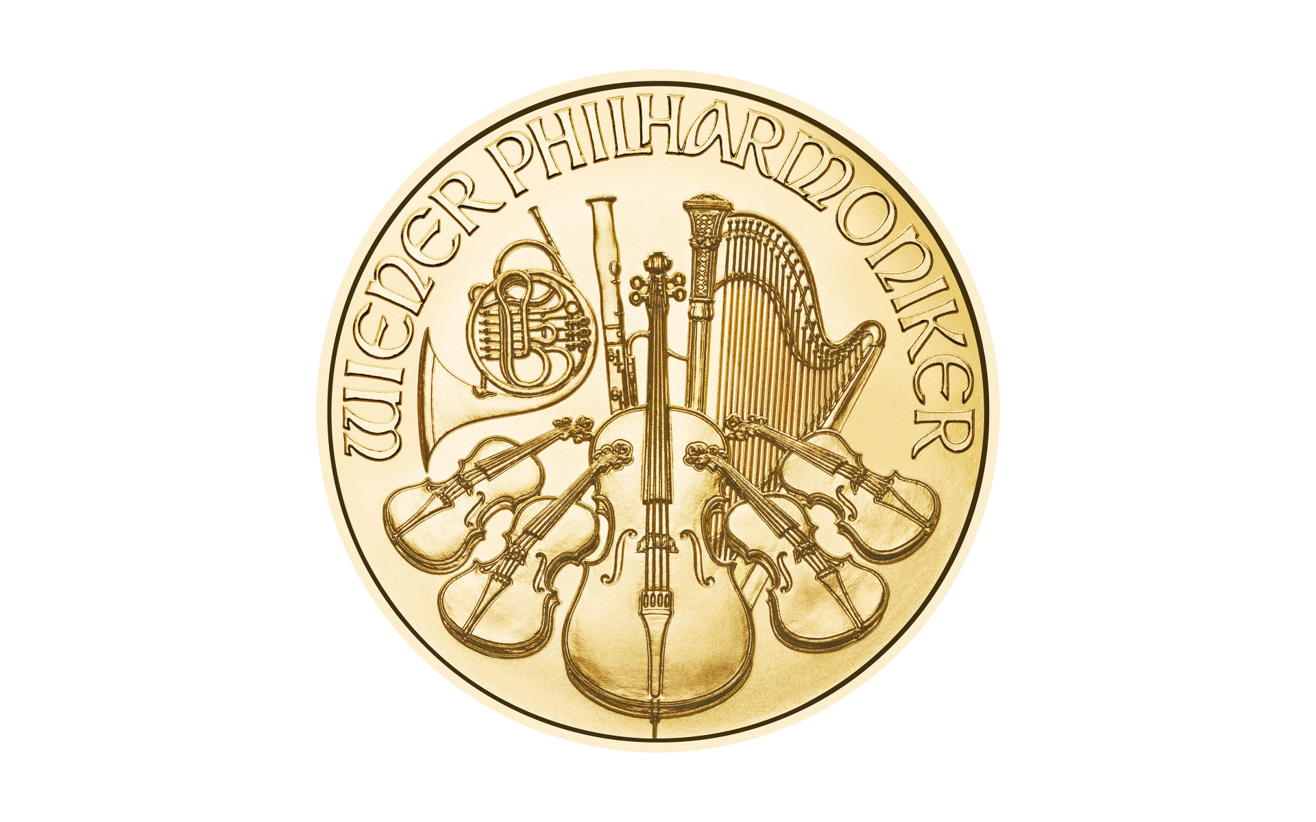 1 Unze (oz) Gold Wiener Philharmoniker Resaleware verschiedene Jahrgänge