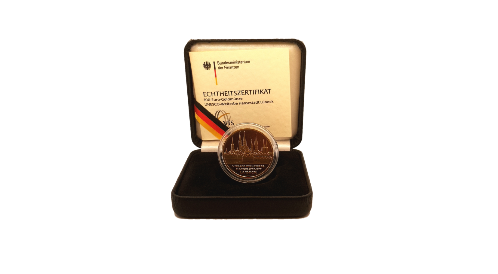 100 Euro Goldmünze Lübeck 2007 b