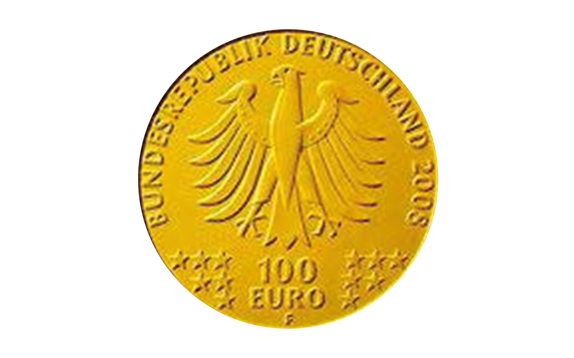 100-Euro-Goldmünze 2008 "UNESCO Welterbe – Altstadt Bergwerk Rammelsberg in Goslar"