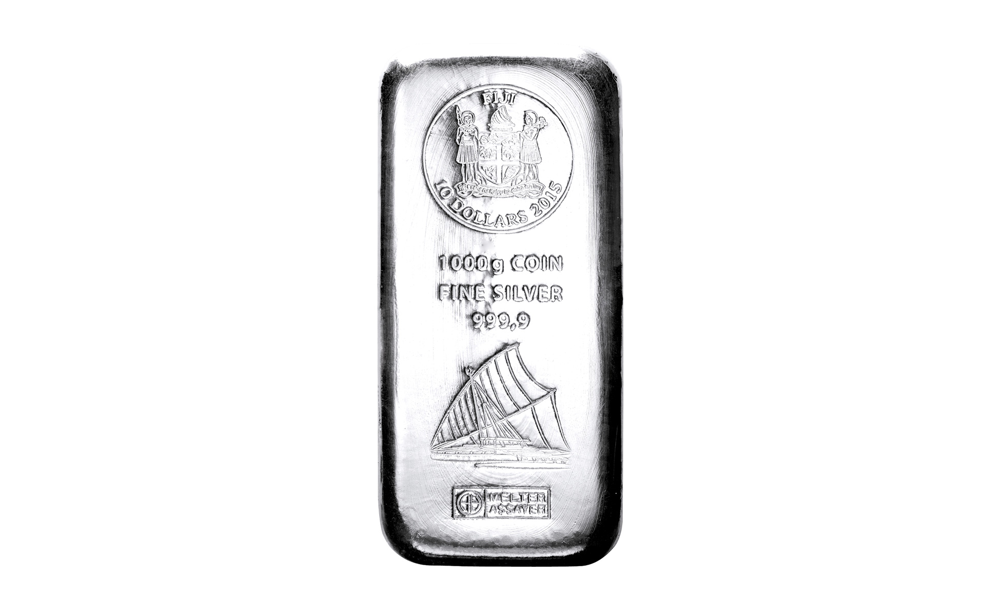 1.000 g Fiji Münzbarren Resaleware