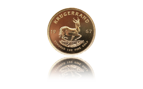 1 Unze (oz) Gold Krügerrand Jahrgang 1967 Resaleware
