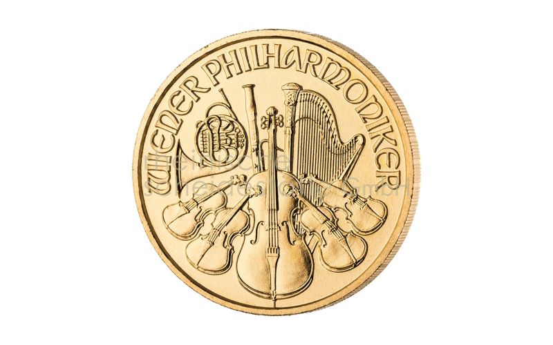 1/10 Unze (oz) Wiener Philharmoniker Resaleware verschiedene Jahrgänge