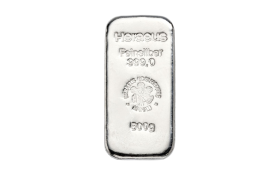 500 g Silberbarren Neuware