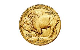 1 Unze (oz) Gold Buffalo Resaleware Jahrgang 2014