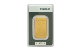 1 Unze (oz) Goldbarren (geprägt) Resaleware verschiedene Hersteller